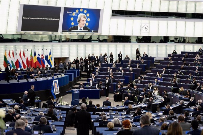 Archivo - Pleno del Parlamento Europeo
