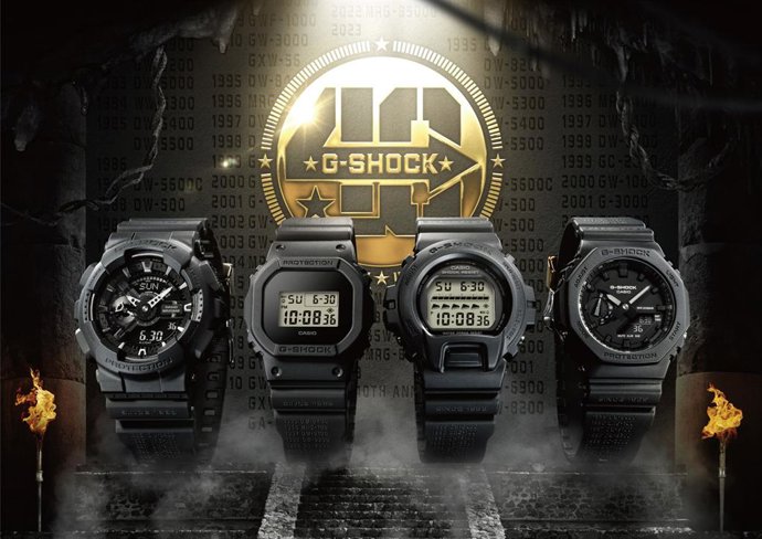 From Left: GA-114RE, DWE-5657RE, DW-6640RE, GA-2140RE