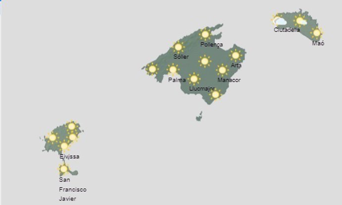 El tiempo hoy martes, 18 de abril, en Baleares.