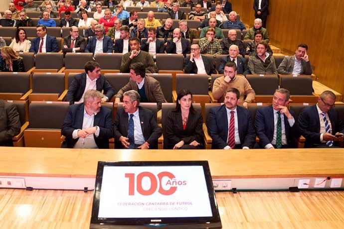 Presentación de los actos del centenario de la Federación Cántabra de Fútbol