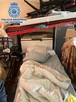 Un dels espais on vivien les víctimes