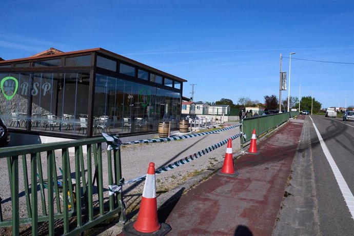 Lugar donde ocurrió el triple atropello mortal en Suesa