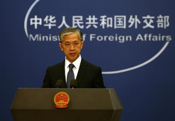 Archivo - El portavoz del Ministerio de Exteriores de China, Wang Wenbin