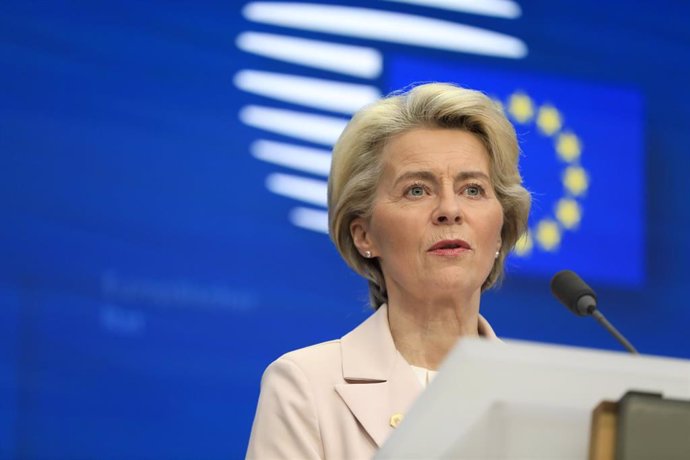 Archivo - La presidenta de la Comisión Europea, Ursula von der Leyen