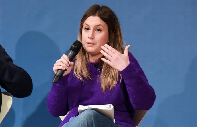 Archivo - La secretaria de Vivienda de Podemos y candidata de Podemos a la Presidencia de la Comunidad de Madrid, Alejandra Jacinto.