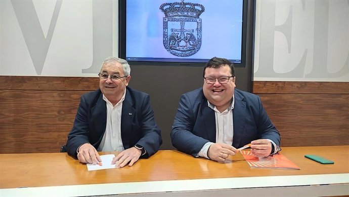 Los concejales de Ciudadanos Luis Pacho y Alfonso Pereira.