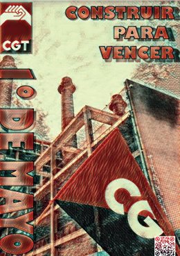 Cartel CGT para la Manifestación del Primero de Mayo