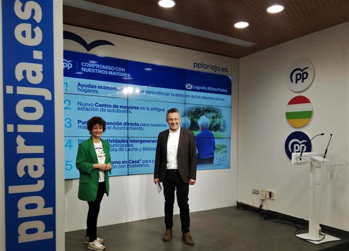 Conrado Escobar y Celia Sanz