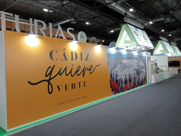 Estand del Patronato de Turismo de la Diputación de Cádiz en el Salon Gourmets de Madrid