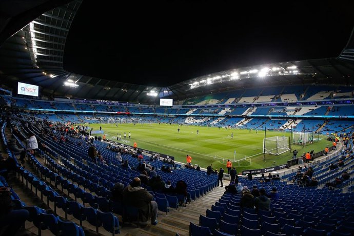 Archivo - A Vista general del Etihad Stadium.