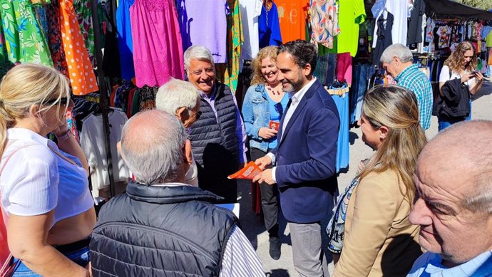 El candidato socialista a la Alcaldía de Málaga, Daniel Pérez