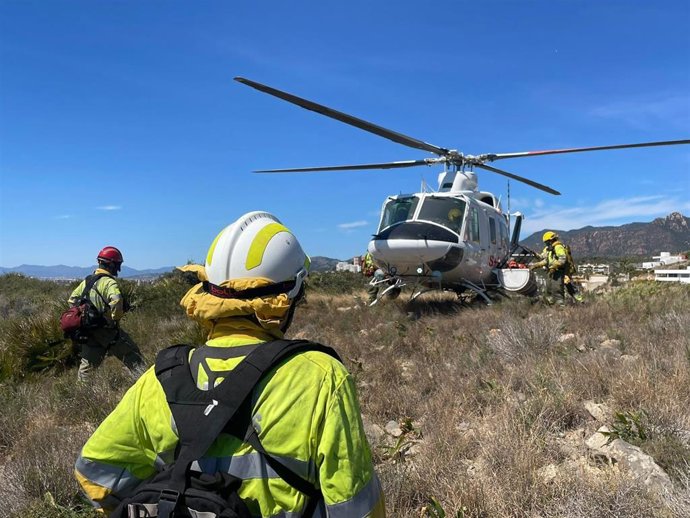 Efectivos de emergencias en un servicio