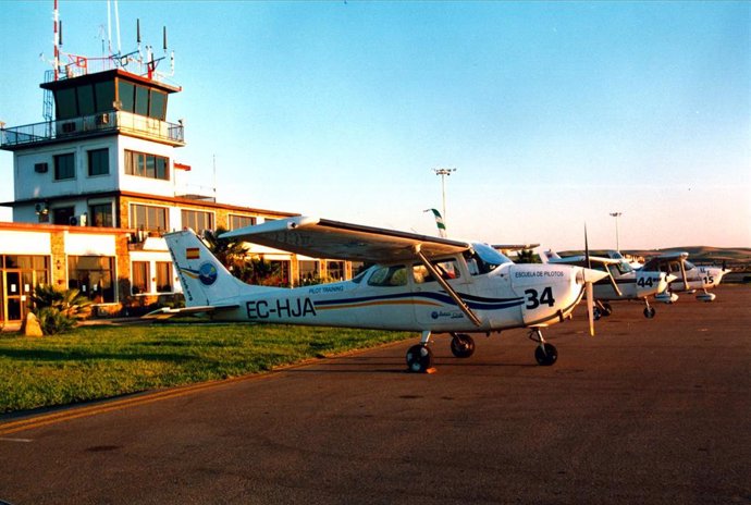 Aviones en el Aeropuerto de Córdoba.