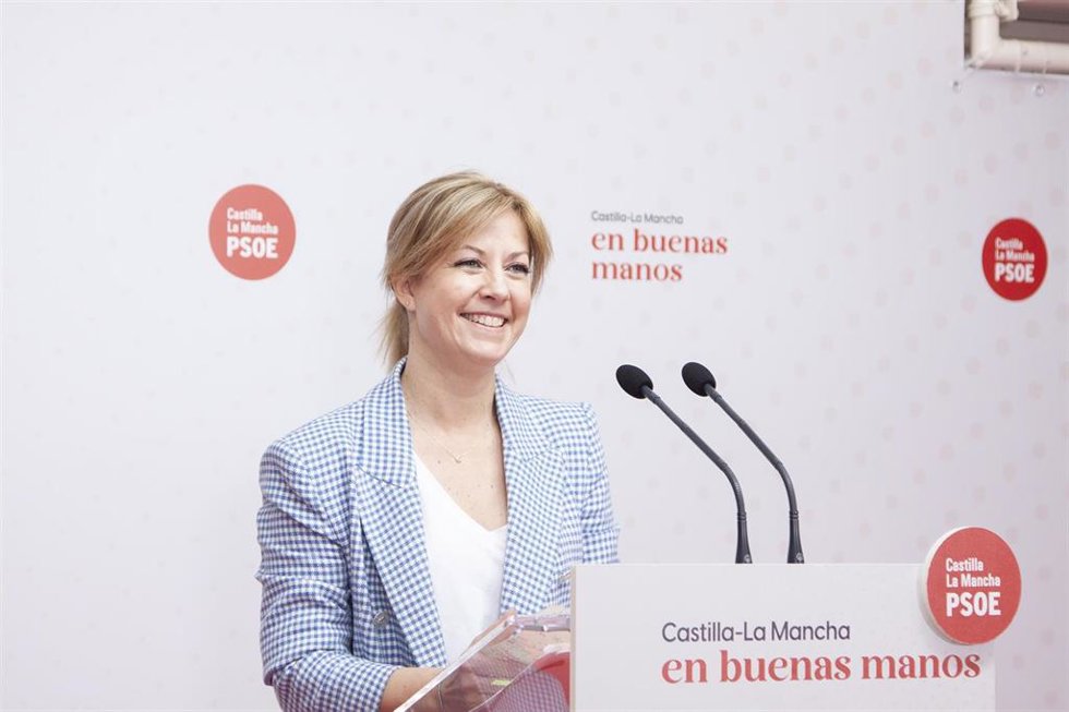 La portavoz del PSOE en las Cortes de C-LM, Ana Isabel Abengózar