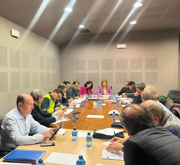 Reunión sobre el operativo de la Junta en Villalar.