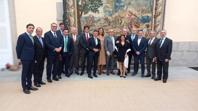 Foto de familia en la entrega de los Premios Nacionales del Deporte.