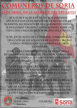 Recreación de las Revueltas Comuneras en Soria.