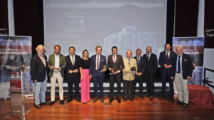 Ortega Cano, Emilio de Justo y la ganadería La Quinta, Premios Carrusel Taurino de Canal Sur