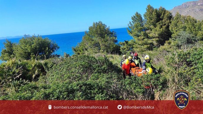 Una imagen del rescate.