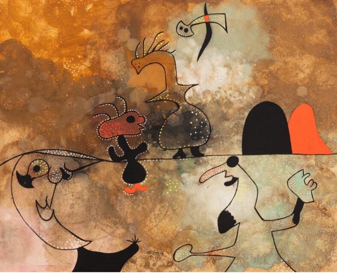 'El Pájaro De La Mañana' De Joan Miró, Fechado El 16 De Agosto De 1939.