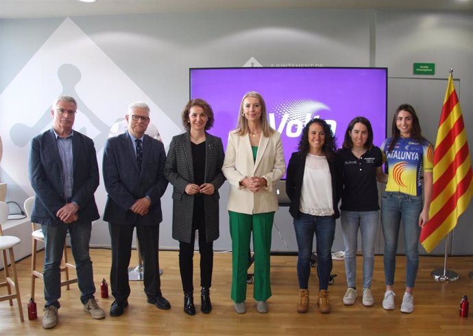 Presentación de la cuarta edición de la reVolta, prueba femenina de la Volta Ciclista a Catalunya