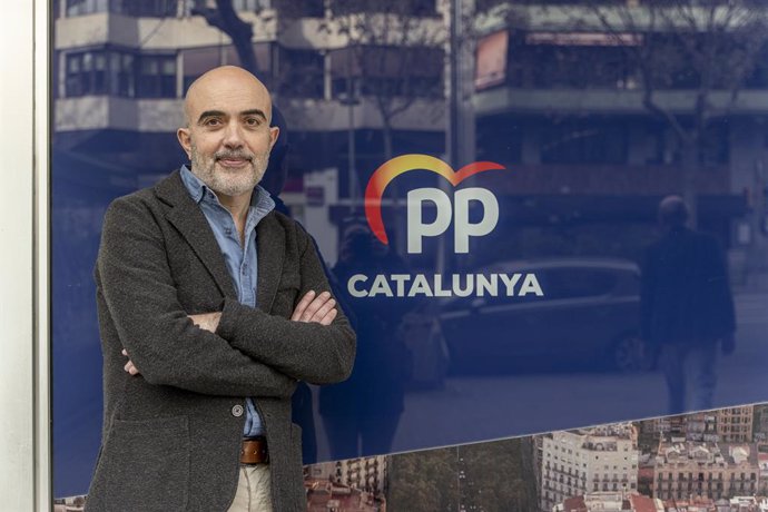 Archivo - El candidat a l'alcaldia de Barcelona pel PP, Daniel Sirera