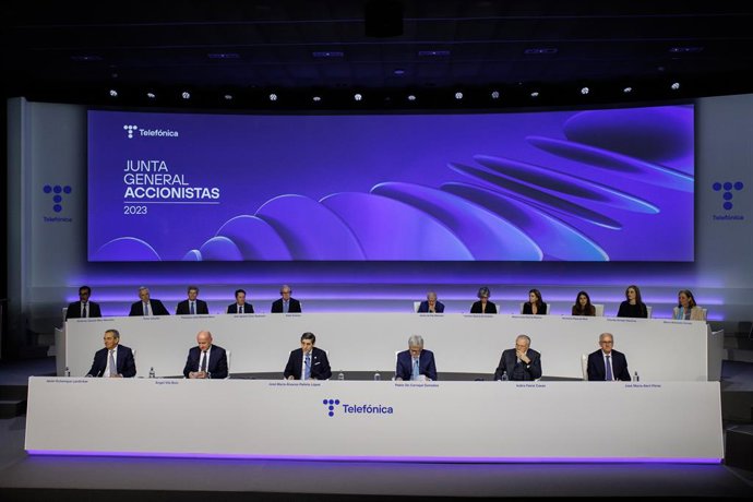Junta general de Accionistas de Telefónica, celebrada el 31 de marzo de 2023 en Madrid