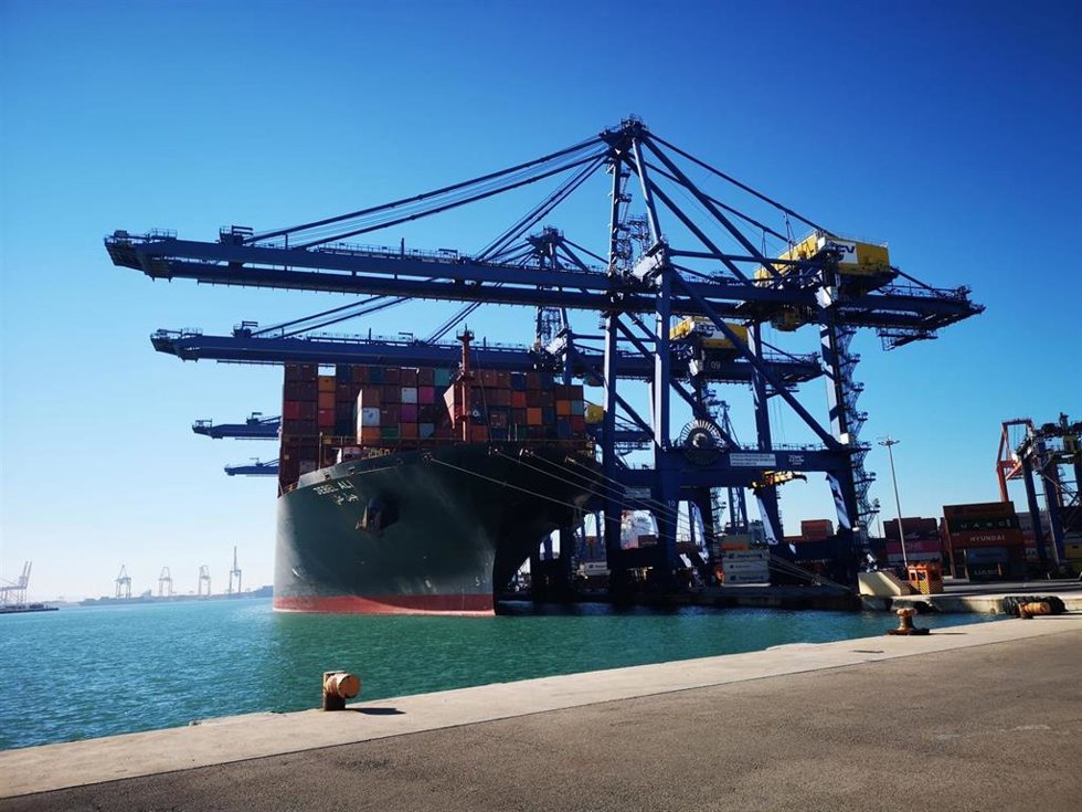 Carga y descarga en Valenciaport.
