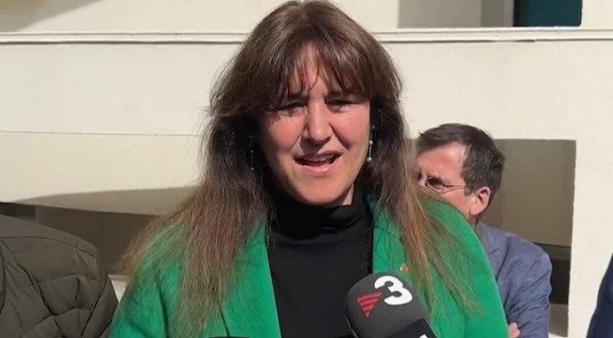 La presidenta de Junts i presidenta suspesa del Parlament, Laura Borrs
