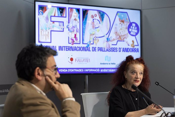 Miquel Canturri y Pepa Plana durante la presentación del FIPA.