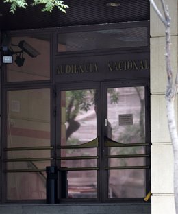 Archivo - Puerta de la Audiencia Nacional