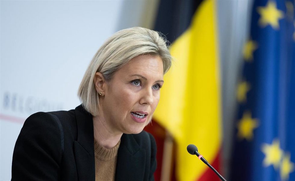 Archivo - La ministra de Defensa de Bélgica, Ludivine Dedonder. 