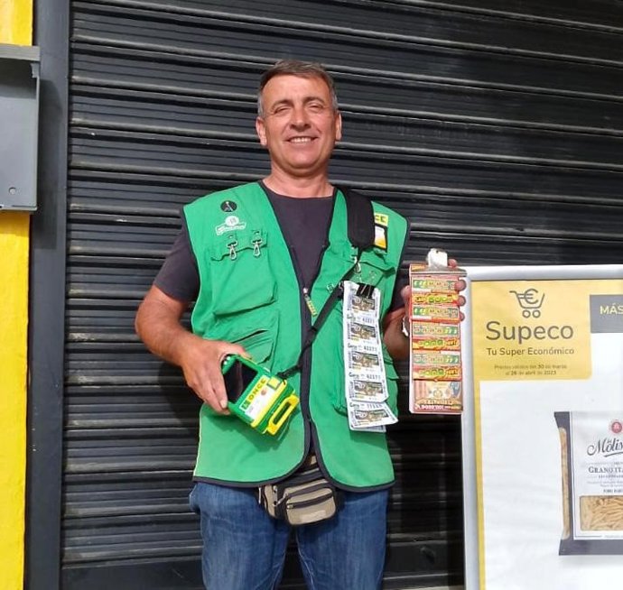 Álvaro Luis Bermejo, vendedor de la ONCE