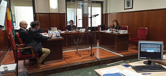 Archivo - Sala de vistas que ha acogido la sesión por extracciones ilegales de agua con afección a Doñana