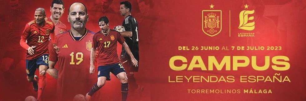 Logo del I Campus Leyendas España que se llevará a cabo en Torremolinos
