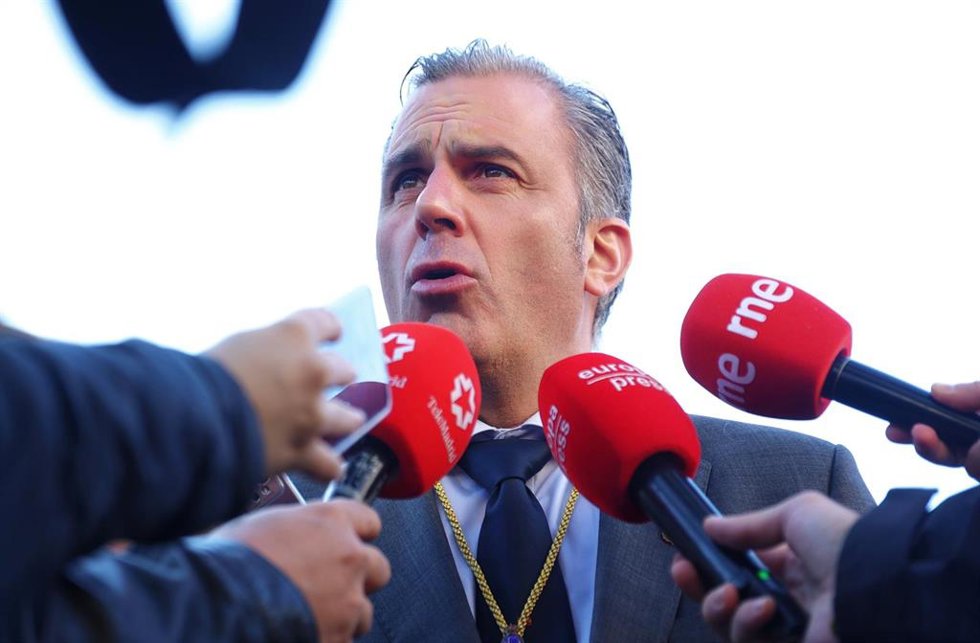 El candidato de Vox a la alcaldía de Madrid, Javier Ortega Smith