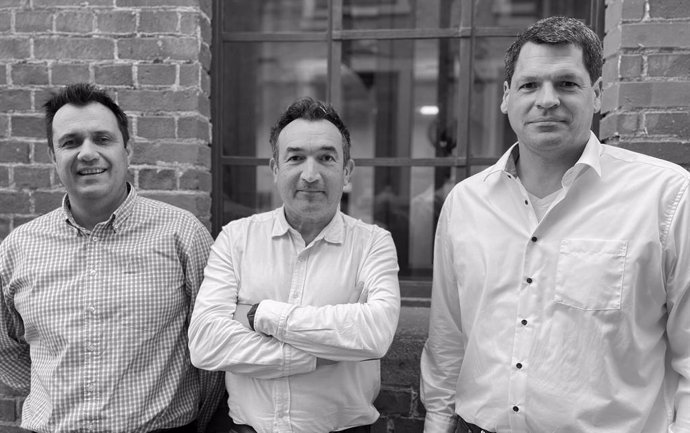C4T management team. L to R - Jo Buvens, Chief Revenue Officer, Rupert Spiegelberg, CEO, Oliver Conze, Chief Product & Technology Officer