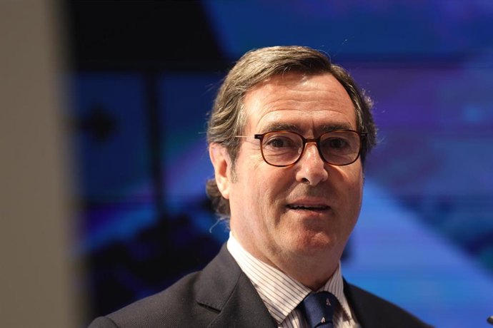 El presidente de la CEOE, Antonio Garamendi, en una imagen de archivo.
