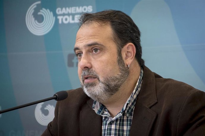 Archivo - Portavoz de Ganemos Toledo, Javier Mateo