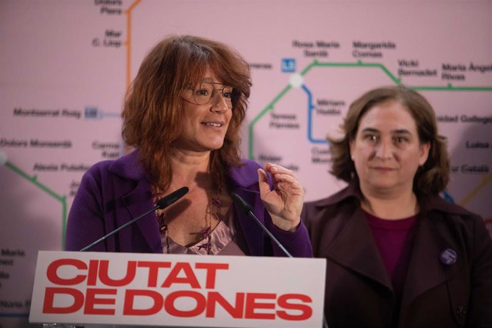 Archivo - La tercera teniente de alcaldía de Agenda 2030, Transición Digital, Deportes y Coordinación Territorial y Metropolitana, Laia Bonet, interviene durante la presentación de la campaña municipal Barcelona. Ciutat de Dones. ARCHIVO.