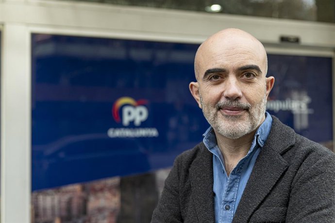 Archivo - El candidat a l'alcaldia de Barcelona pel PP, Daniel Sirera