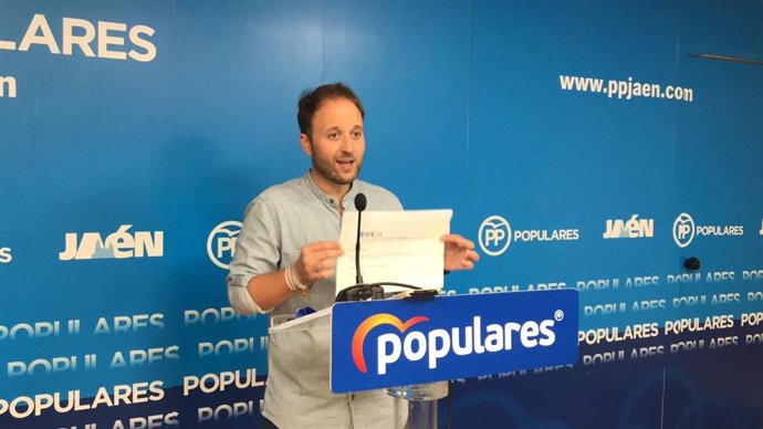 Archivo - El presidente provincial del PP de Jaén, Erik Domínguez/Archivo