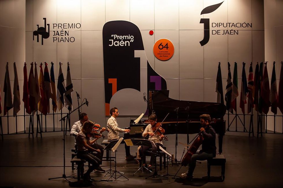 Ensayos con el Cuarteto Bretón