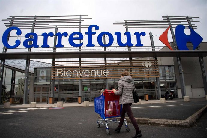 Archivo - Carrefour en Francia.
