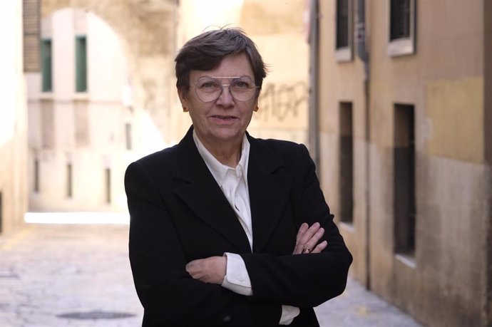 La candidata de Unidas Podemos al Govern balear, Antonia Jover.