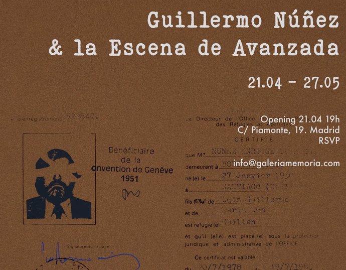 Exposición del artista Guillermo Núñez en Madrid.