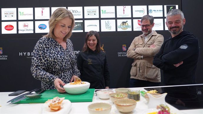 La diputada provincial de Promoción Agroalimentaria, María Luisa Cruz, en el Salón Gourmets.