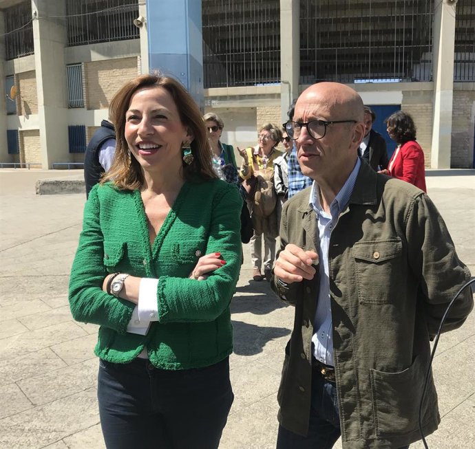 La candidata del PP a la Alcaldía de Zaragoza, Natalia Chueca