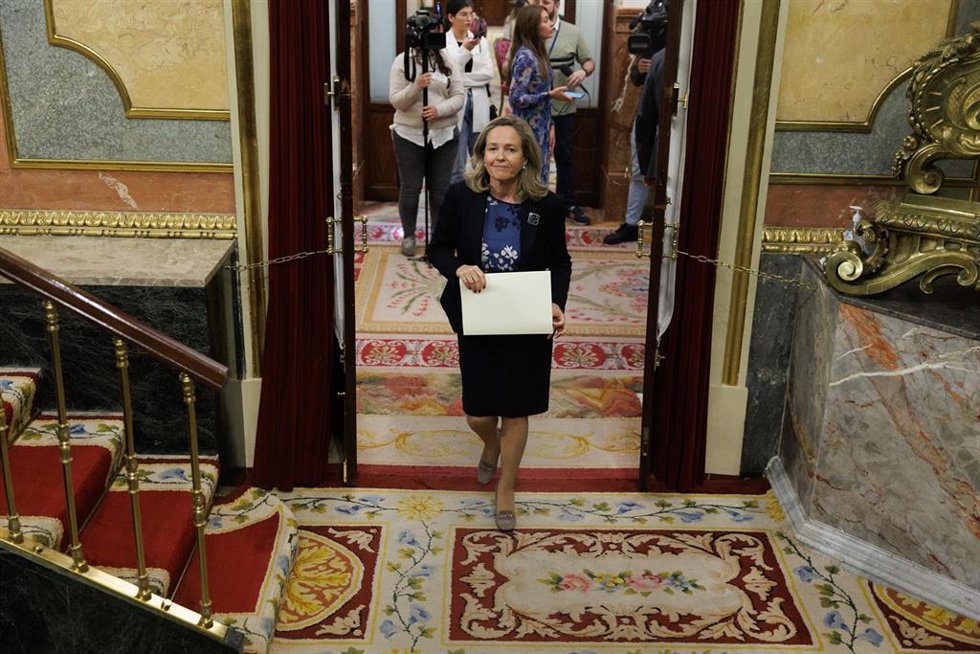 La vicepresidenta primera y ministra de Asuntos Económicos y Transformación Digital, Nadia Calviño