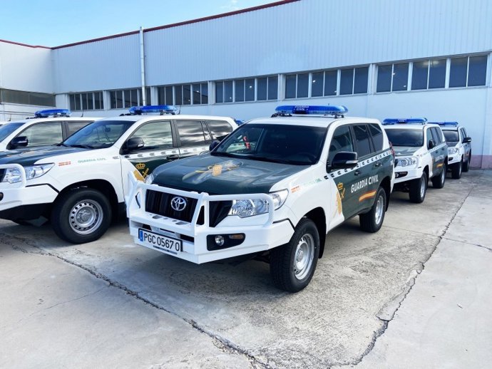 Archivo - Uno de los 52 Land Cruiser que llevará el logo de la Guardia Civil y los colores corporativos